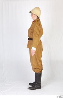  Photos Woman in Army Explorer suit 1 19th century Army a poses historical clothing whole body 0003.jpg